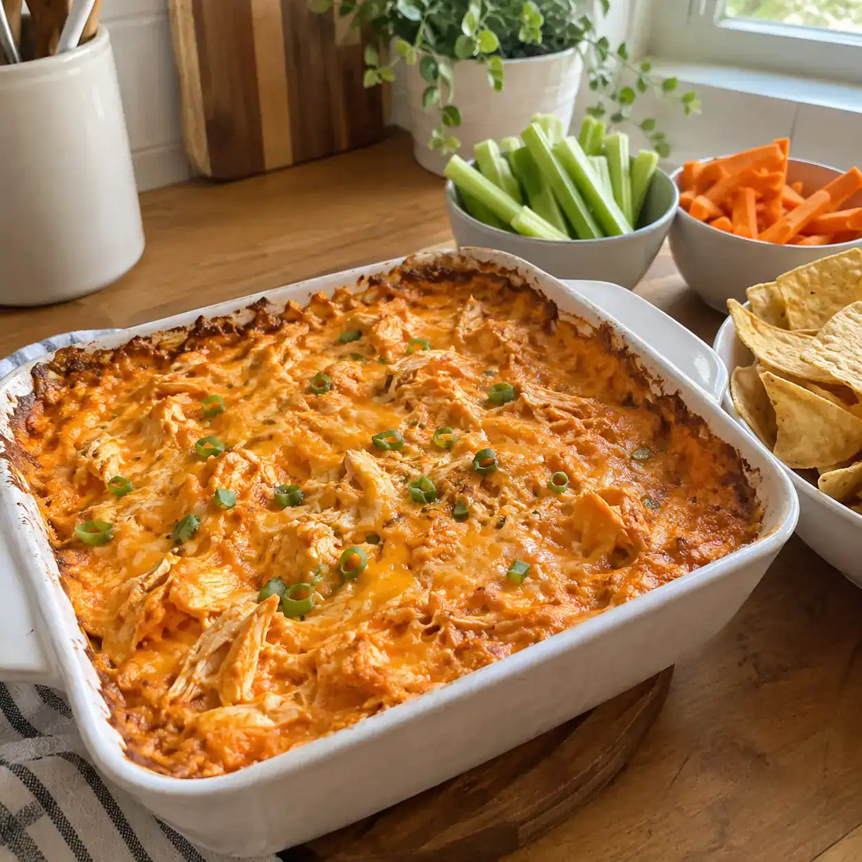1. Buffalo Chicken Dip