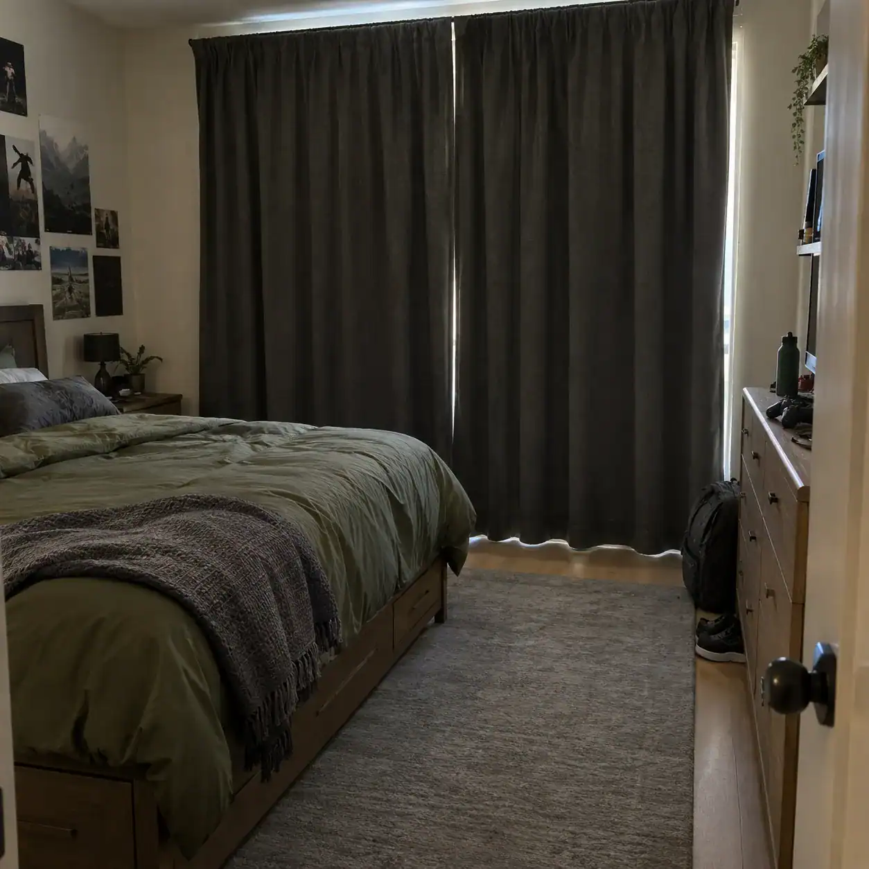 12. Hang Actual Blackout Curtains