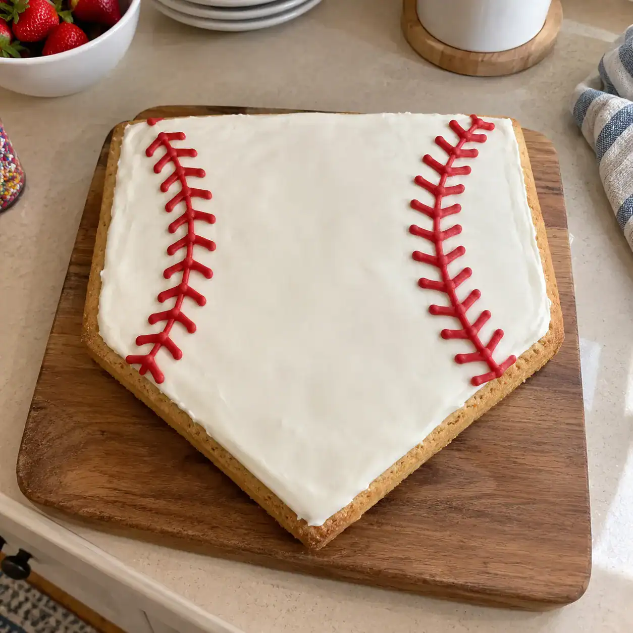 12. The Home-Plate Cookie Cake