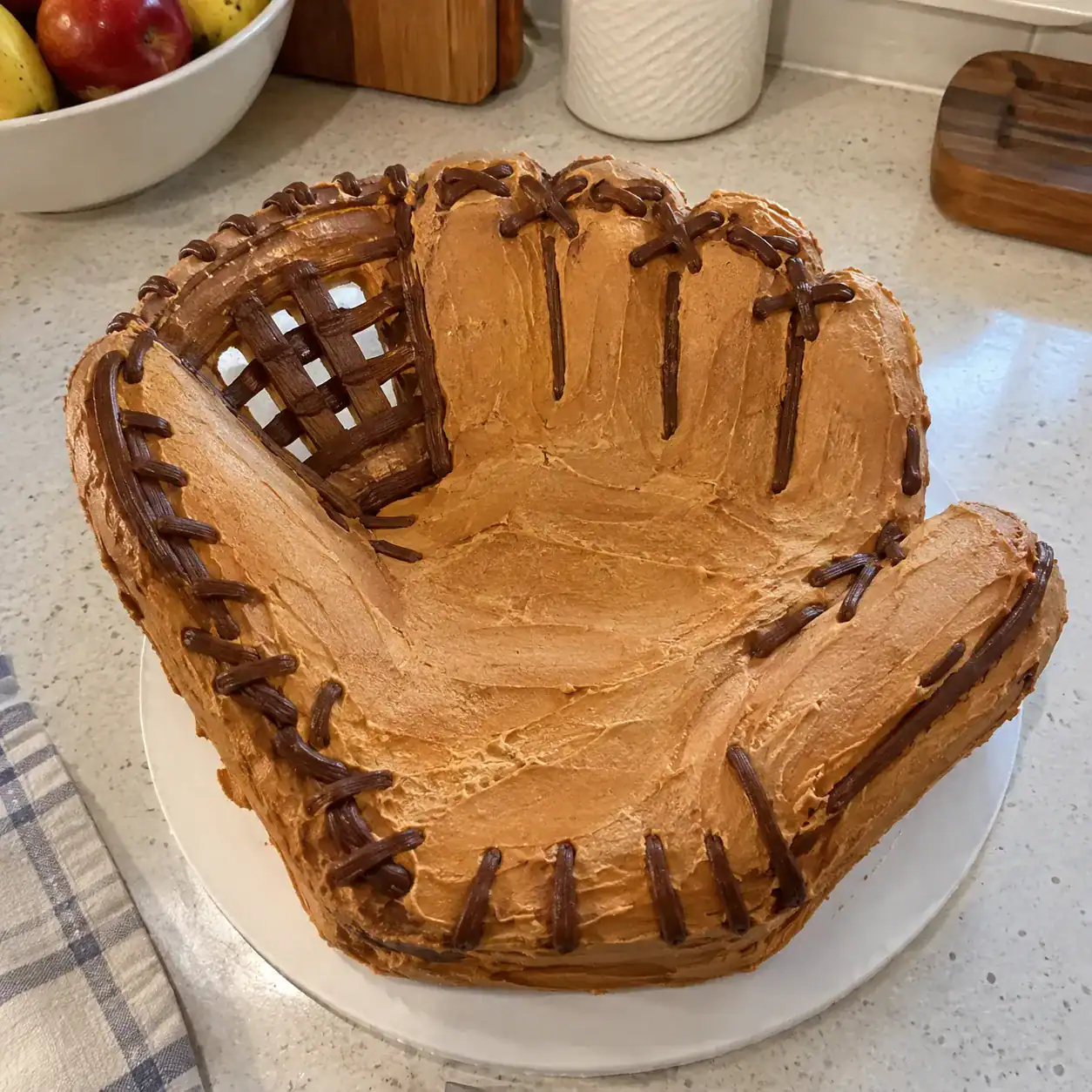 14. The Baseball Glove Cake