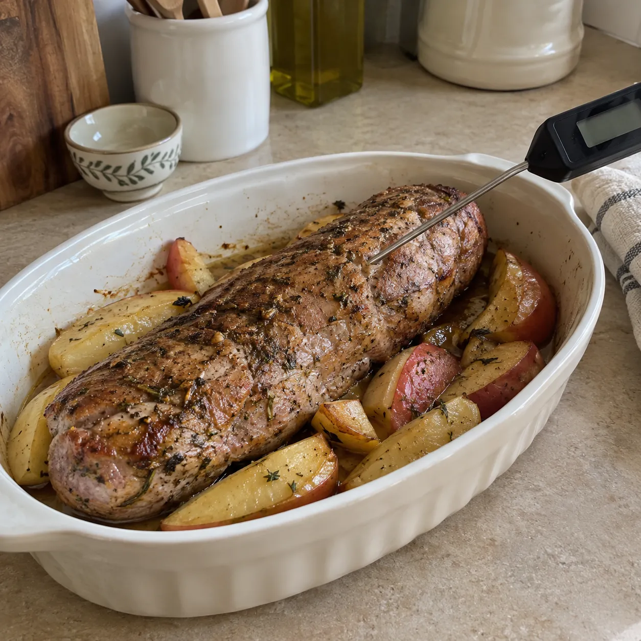 16. Pork Tenderloin With Apples