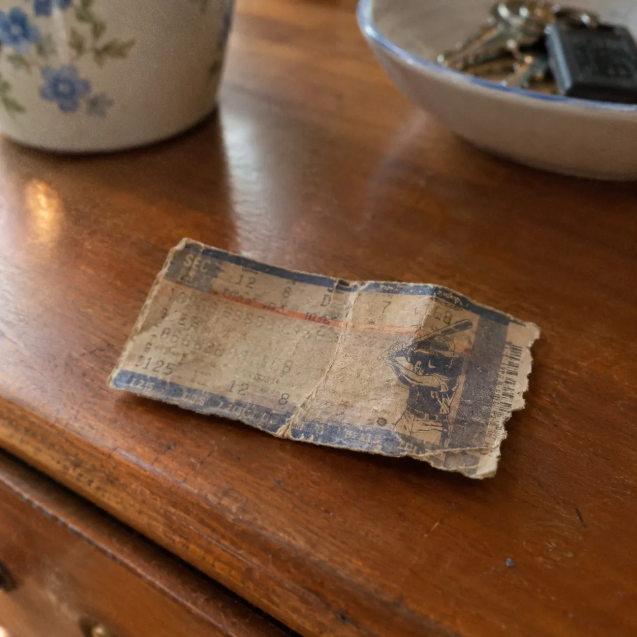 16. Your ticket was a paper stub you kept