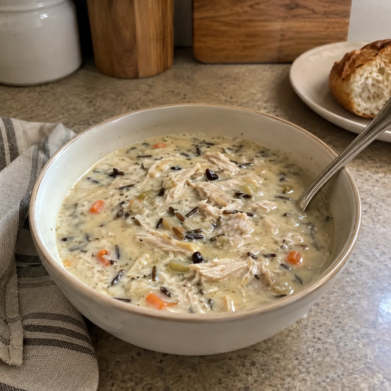 17. Creamy Chicken and Wild Rice Soup