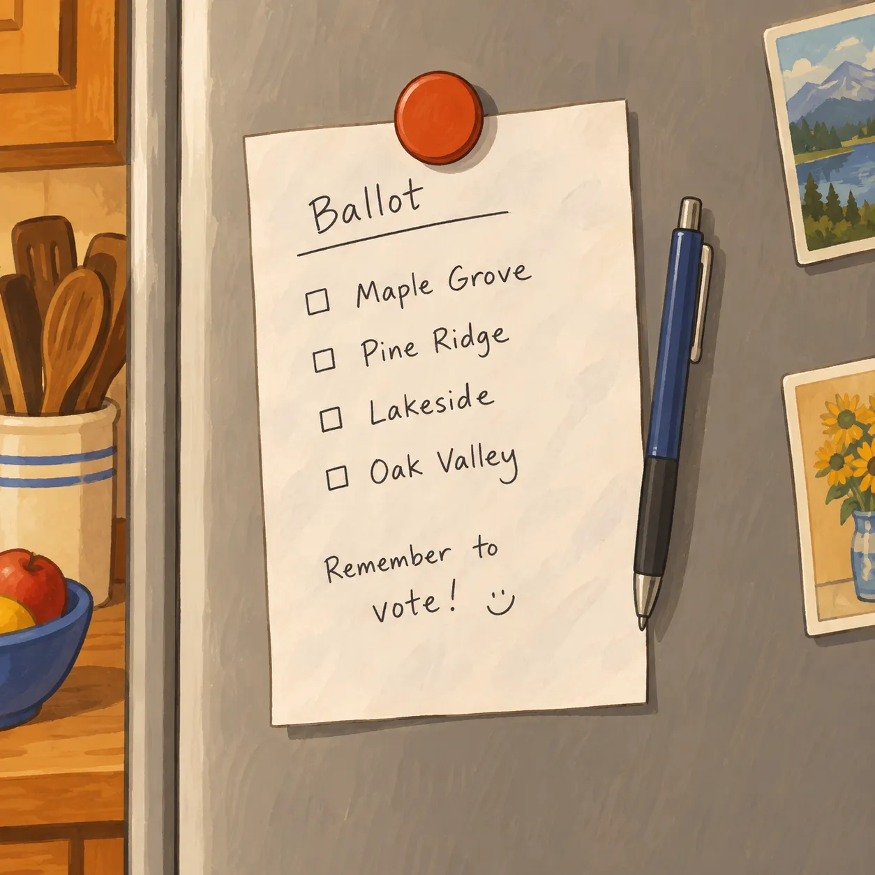 18. Fill Out a Family Awards Ballot