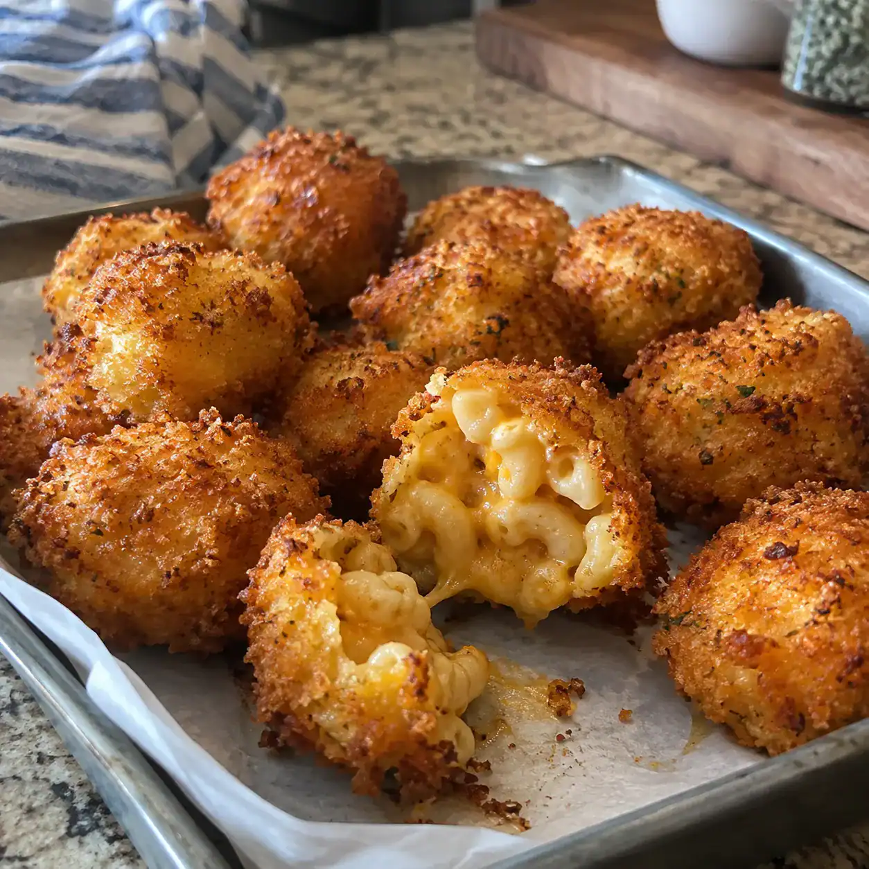 20. Baked Mac and Cheese Bites