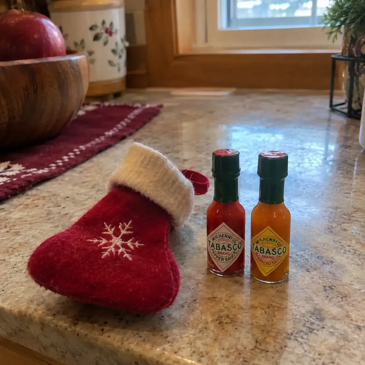 23. Mini Hot Sauce Bottles