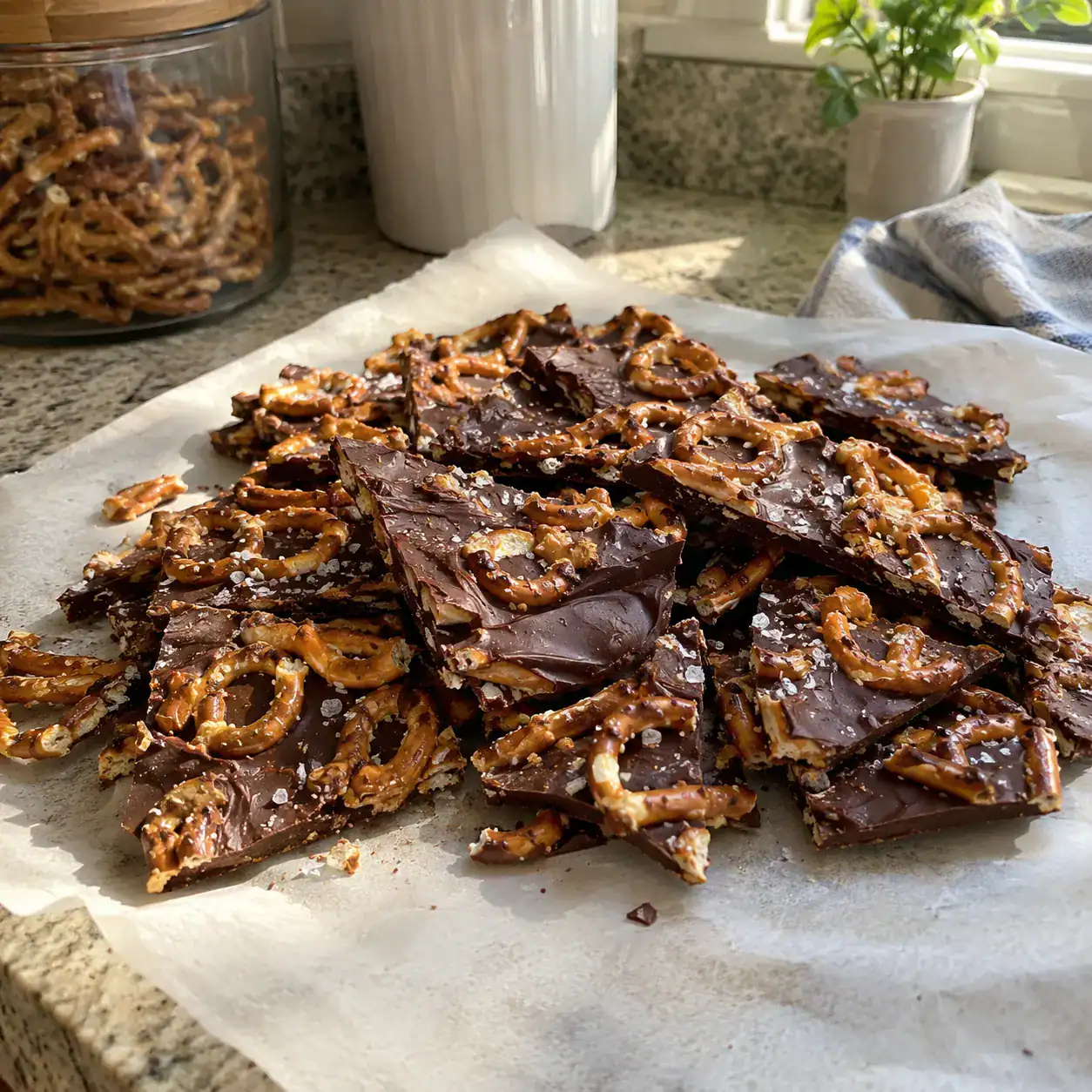23. Sweet-and-Salty Pretzel Bark