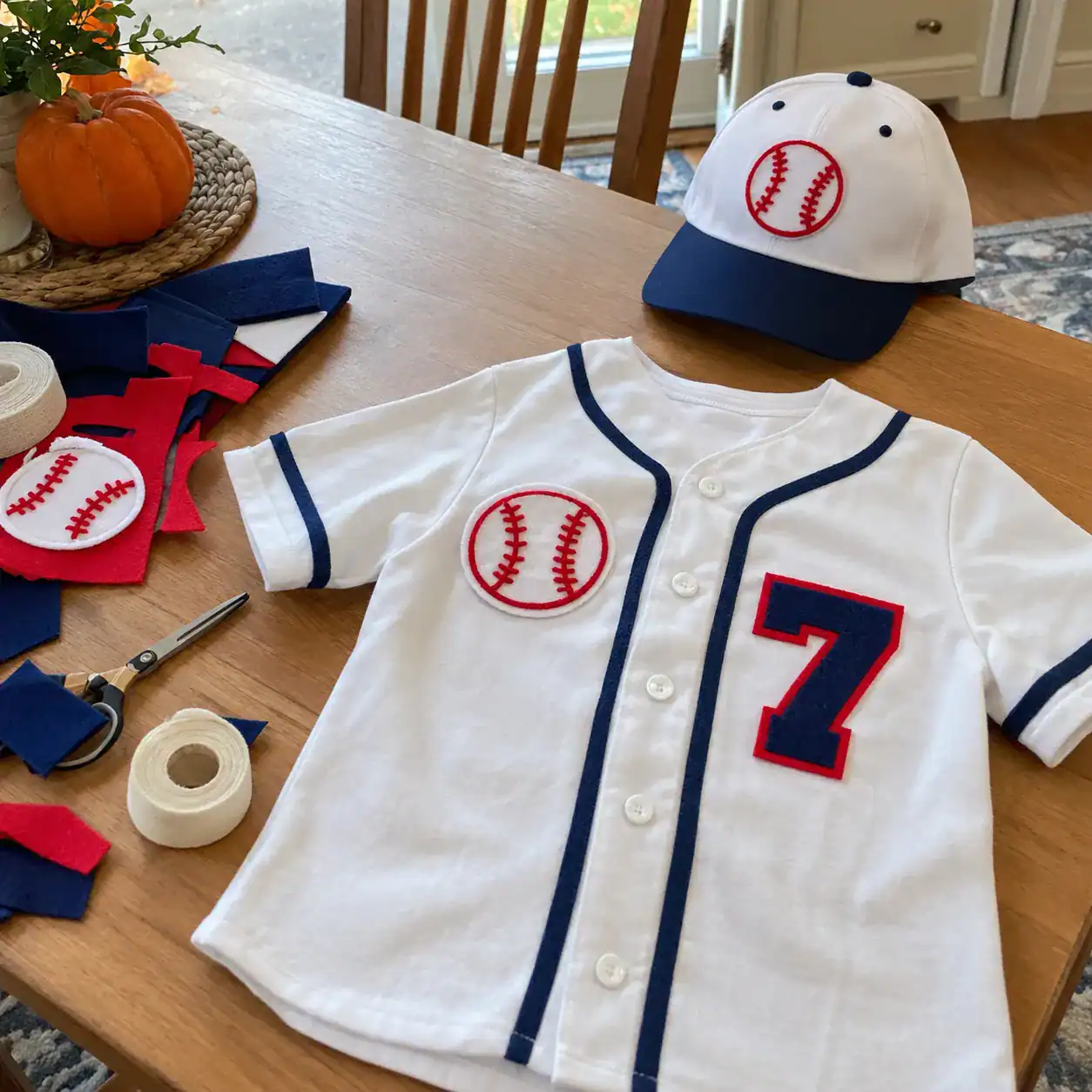 3. No-Sew Baseball Jersey