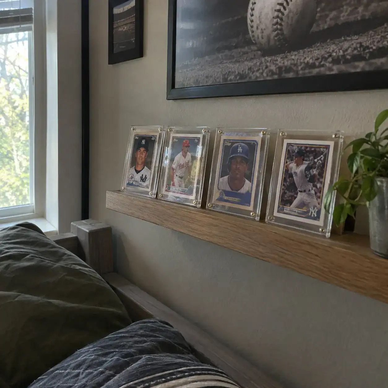 4. Give the Baseball Card Collection an Actual Wall