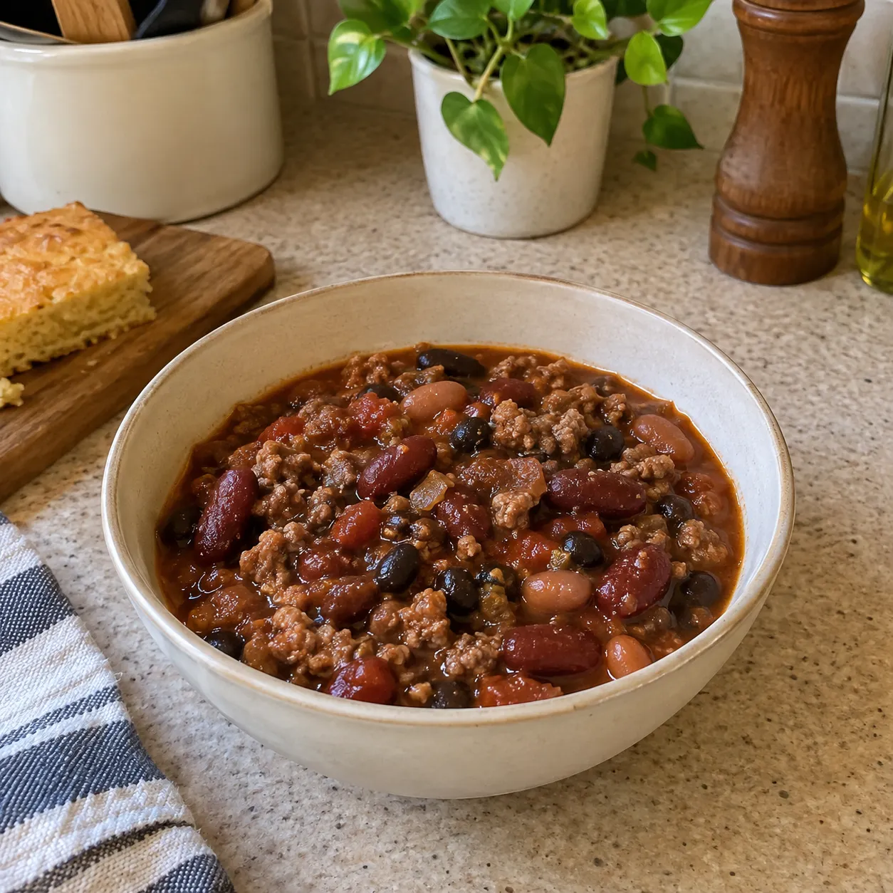 4. Turkey Three-Bean Chili