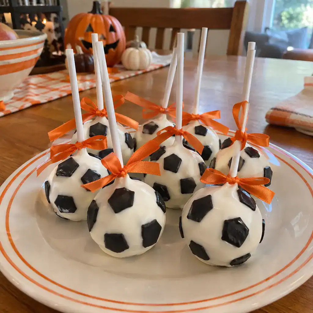 5. Soccer Ball Cake Pops