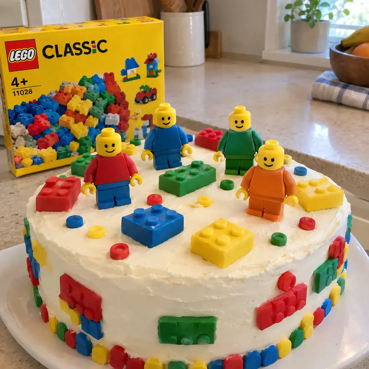 8. LEGO Minifigure Cake