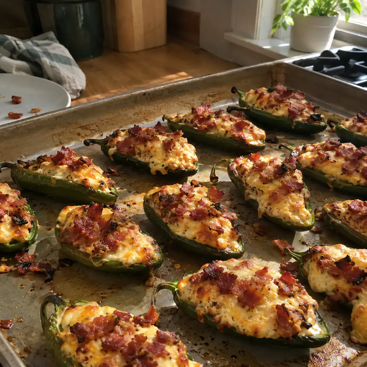 8. Stuffed Jalapeño Poppers