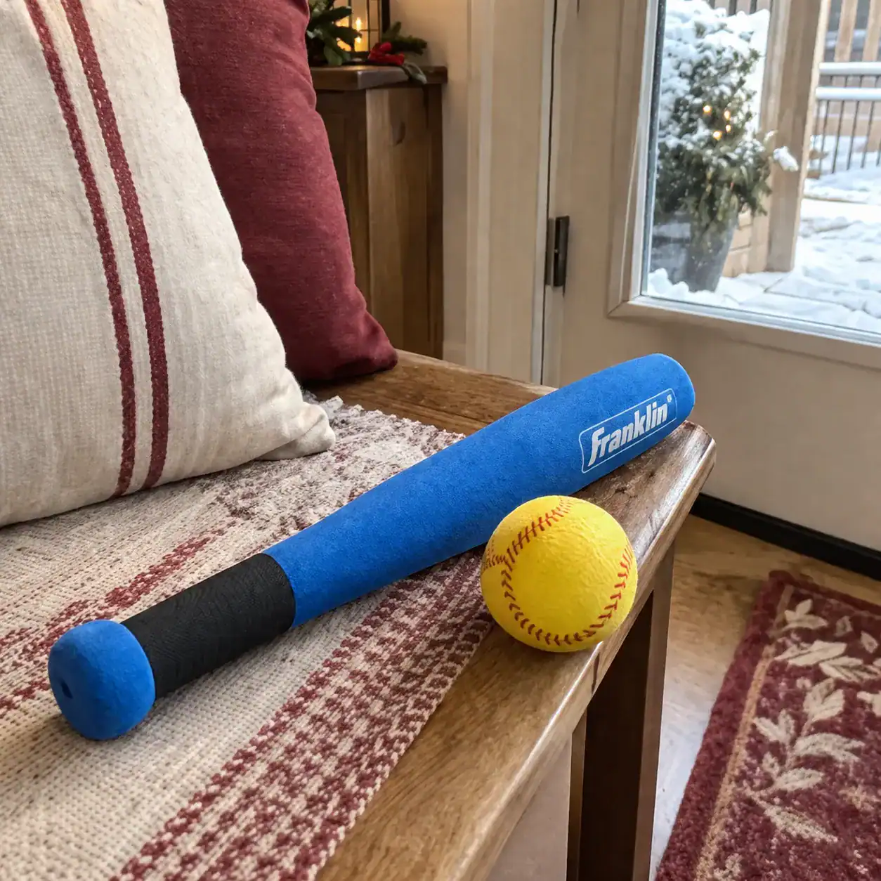 9. A Foam Bat and Ball Set