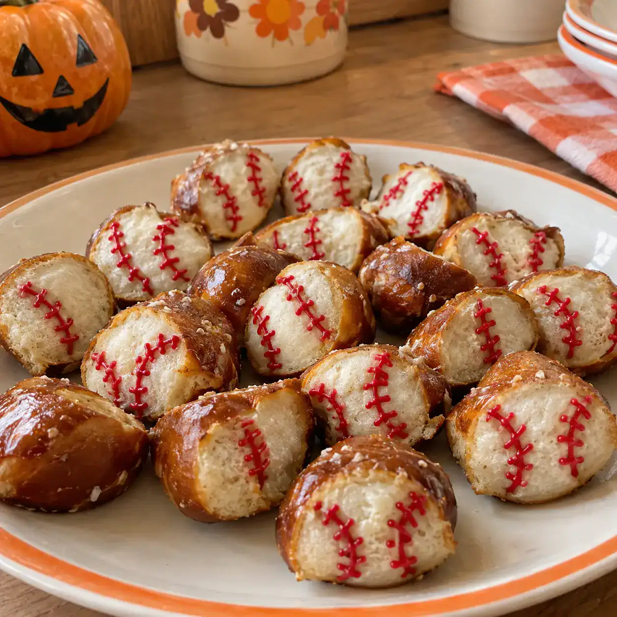 9. Candy-Stitch Soft Pretzel Snack
