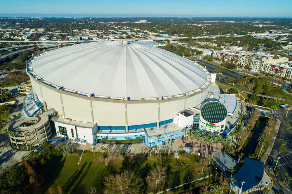 Indoor baseball stadiums