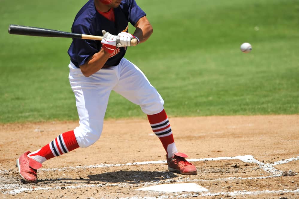 baseball batter about to swing