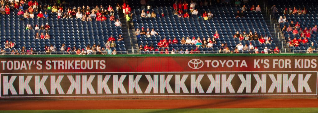 baseball strikeout letter k