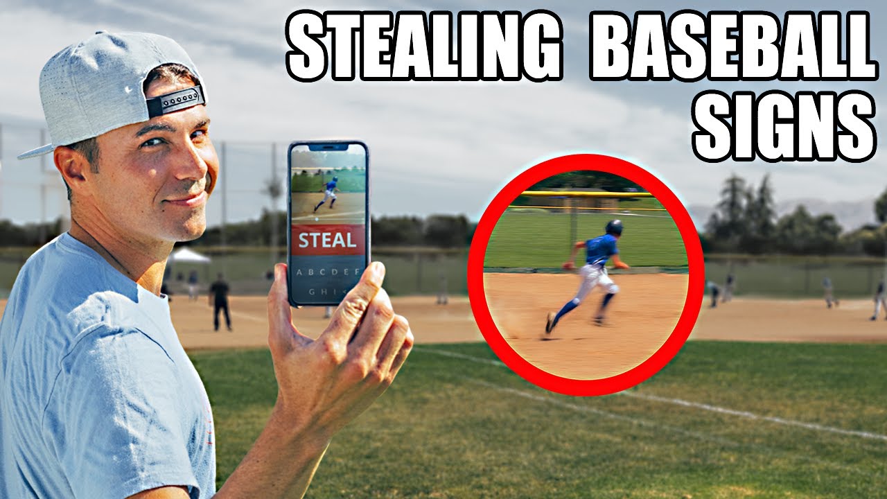 stealing baseball signs with phone
